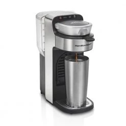 Hamilton Beach The Scoop 1-Cup Stainless Steel Drip Coffee Maker with Removable Reservoir