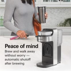 Hamilton Beach The Scoop 1-Cup Stainless Steel Drip Coffee Maker with Removable Reservoir -Air Fryers shop stainless steel hamilton beach drip coffee makers 49987 76 1000