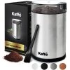 Kaffe Electric Coffee Grinder - Stainless Steel - 3 oz. Capacity with Easy On/Off Button Cleaning Brush Included 1 Kaffe Electric Coffee Grinder - Stainless Steel - 3 oz. Capacity with Easy On/Off Button Cleaning Brush Included -Air Fryers shop stainless steel kaffe coffee grinders kf2020 64 1000