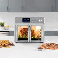 KALORIK MAXX 26 qt. Stainless Steel Air Fryer Oven -Air Fryers shop stainless steel kalorik air fryers afo 46045 ss 31 1000