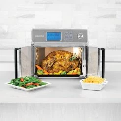 KALORIK MAXX Plus 26 qt. Stainless Steel Digital Air Fryer Oven -Air Fryers shop stainless steel kalorik air fryers afo 47271 ss 77 1000