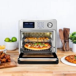 KALORIK MAXX 16 qt. Stainless Steel Digital Air Fryer Oven 16 KALORIK MAXX 16 qt. Stainless Steel Digital Air Fryer Oven -Air Fryers shop stainless steel kalorik air fryers afo 47797 ss a0 1000