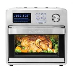 KALORIK MAXX 16 qt. Stainless Steel Digital Air Fryer Oven 19 KALORIK MAXX 16 qt. Stainless Steel Digital Air Fryer Oven -Air Fryers shop stainless steel kalorik air fryers afo 47797 ss c3 1000