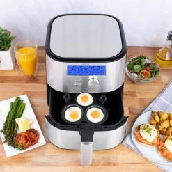 Kalorik MAXX Plus 4 qt. Stainless Steel Digital Air Fryer 20 Kalorik MAXX Plus 4 qt. Stainless Steel Digital Air Fryer -Air Fryers shop stainless steel kalorik air fryers ft 47822 ss 76 1000