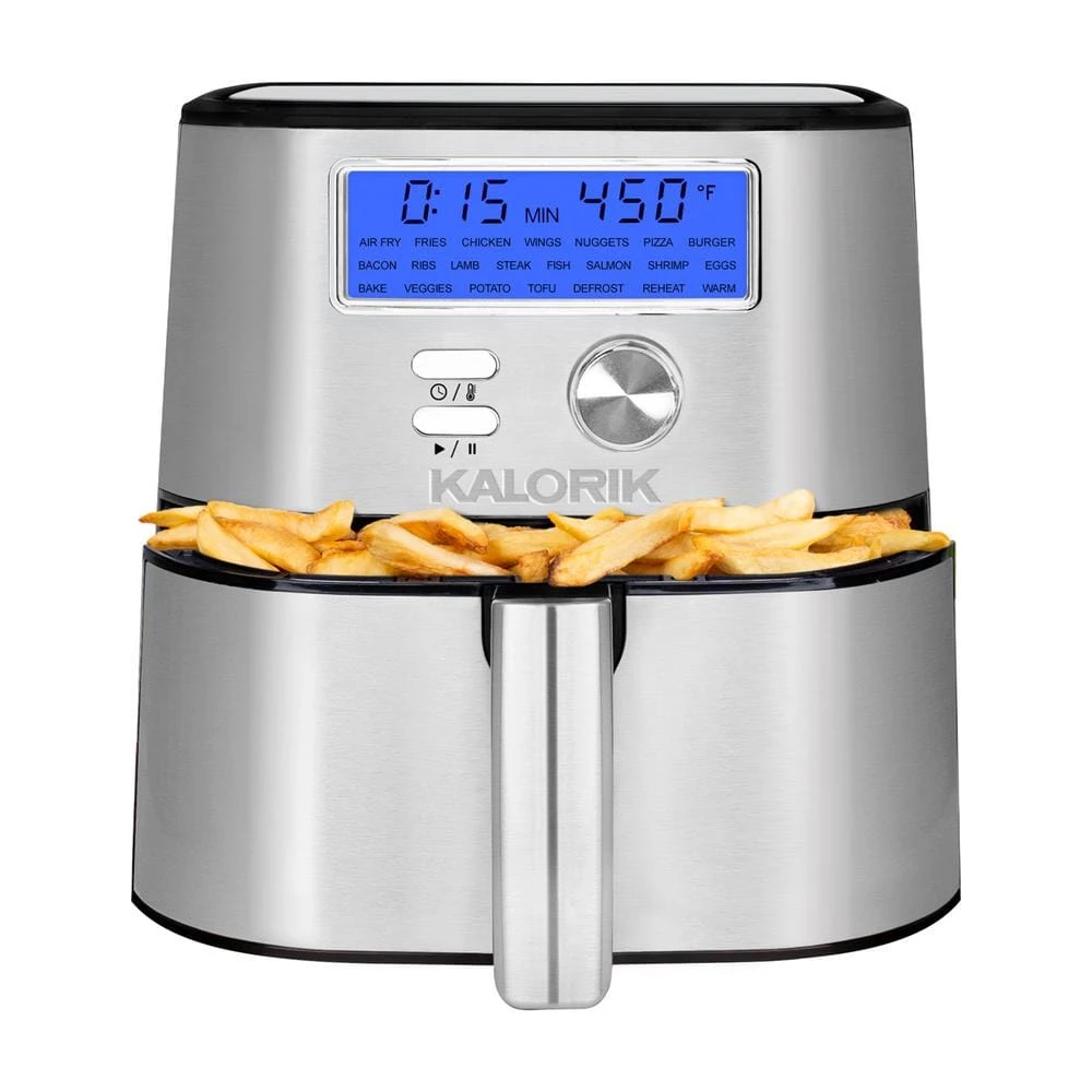 Kalorik MAXX Plus 4 qt. Stainless Steel Digital Air Fryer 6 Kalorik MAXX Plus 4 qt. Stainless Steel Digital Air Fryer - Image 4