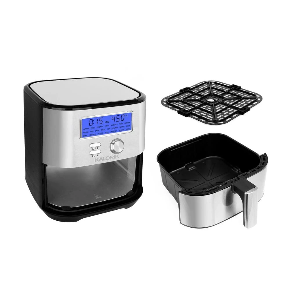 KALORIK MAXX Plus 6 qt. Stainless Steel Digital Air Fryer 7 KALORIK MAXX Plus 6 qt. Stainless Steel Digital Air Fryer - Image 5