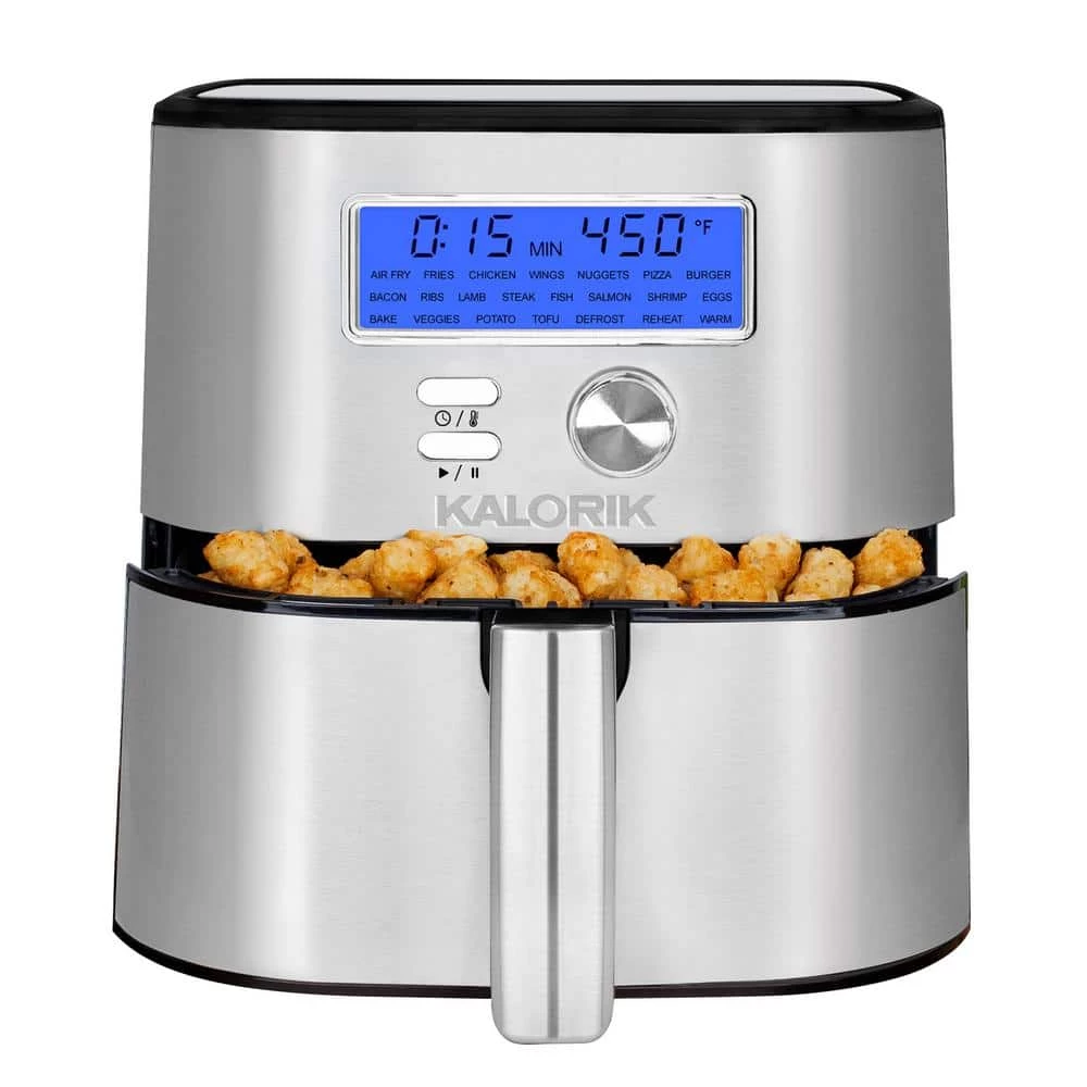 KALORIK MAXX Plus 6 qt. Stainless Steel Digital Air Fryer 5 KALORIK MAXX Plus 6 qt. Stainless Steel Digital Air Fryer - Image 3