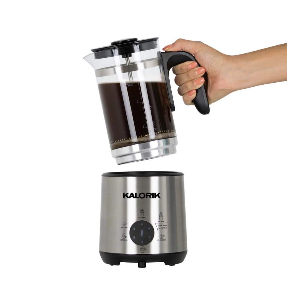 KALORIK Bartista 3-Cup Stainless Steel Electric French Press Coffee Maker 6 KALORIK Bartista 3-Cup Stainless Steel Electric French Press Coffee Maker - Image 4