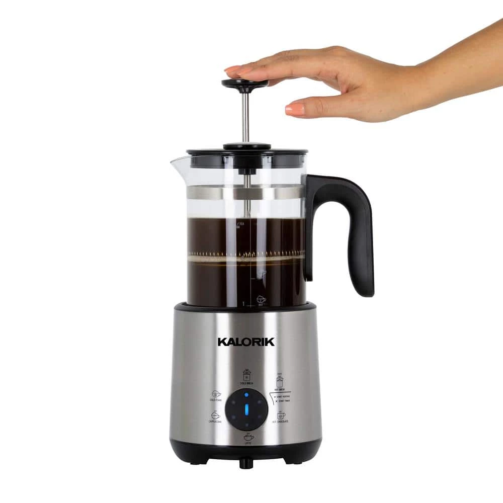KALORIK Bartista 3-Cup Stainless Steel Electric French Press Coffee Maker 5 KALORIK Bartista 3-Cup Stainless Steel Electric French Press Coffee Maker - Image 3
