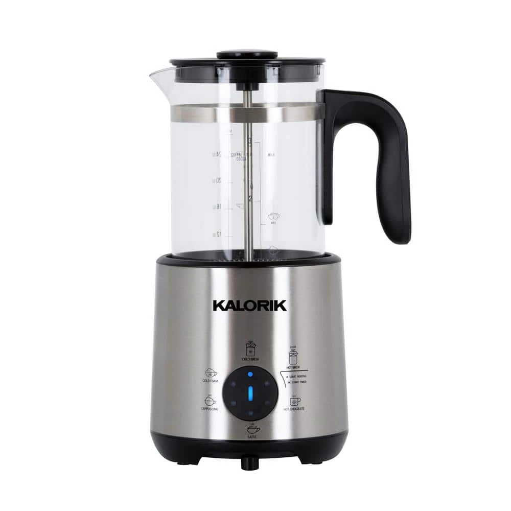 KALORIK Bartista 3-Cup Stainless Steel Electric French Press Coffee Maker 3 KALORIK Bartista 3-Cup Stainless Steel Electric French Press Coffee Maker