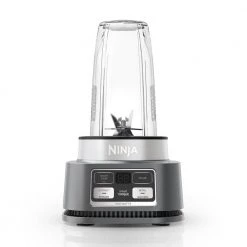 NINJA Foodi Smoothie Bowl Maker, 24 oz. Blender 2 Speeds Stainless Steel Auto iQ (SS100) -Air Fryers shop stainless steel ninja countertop blenders ss100 44 1000