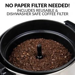 Nostalgia 45-Cup Stainless Steel Quick Brewing Coffee Urn 12 Nostalgia 45-Cup Stainless Steel Quick Brewing Coffee Urn -Air Fryers shop stainless steel nostalgia coffee urns cuds45ss 44 1000