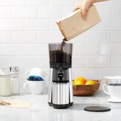 OXO 16 oz. Stainless Steel Conical Coffee Grinder with Adjustable Settings 29 OXO 16 oz. Stainless Steel Conical Coffee Grinder with Adjustable Settings -Air Fryers shop stainless steel oxo coffee grinders 8717000 76 1000