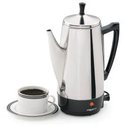 Presto 12-Cup Stainless Steel Percolator -Air Fryers shop stainless steel presto percolators 02811 c3 1000
