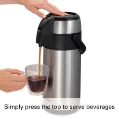 Proctor Silex Airpot 12.6-Cup Stainless Steel Coffee Urn 10 Proctor Silex Airpot 12.6-Cup Stainless Steel Coffee Urn -Air Fryers shop stainless steel proctor silex coffee urns 40411 4f 1000