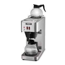 Waring Commercial Silver 48-Cup Pour-Over Coffee Brewer 9 Waring Commercial Silver 48-Cup Pour-Over Coffee Brewer -Air Fryers shop stainless steel waring commercial drip coffee makers wcm50 4f 1000