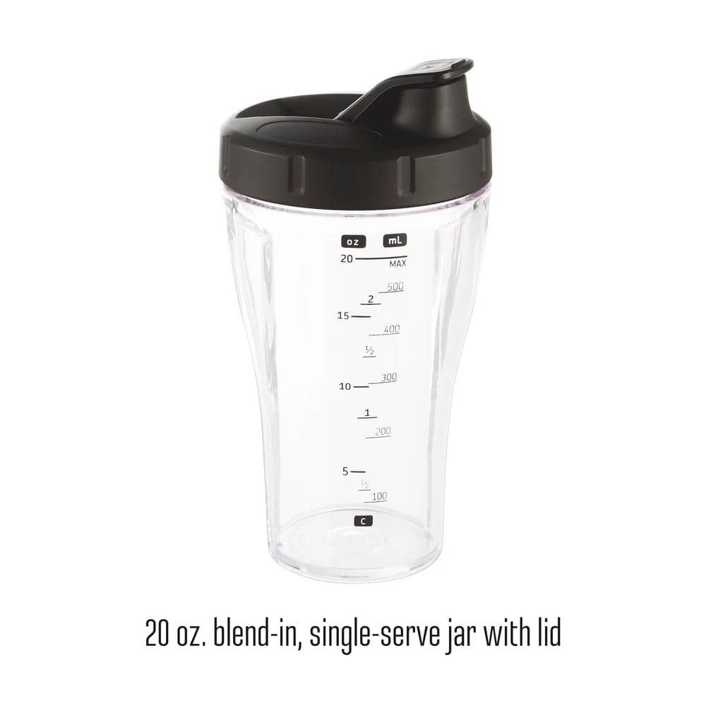 Weston Pro Series 32 oz. 11-speed with Sound Shield and 20 oz. Travel Jar Stainless Steel Blender 7 Weston Pro Series 32 oz. 11-speed with Sound Shield and 20 oz. Travel Jar Stainless Steel Blender - Image 5