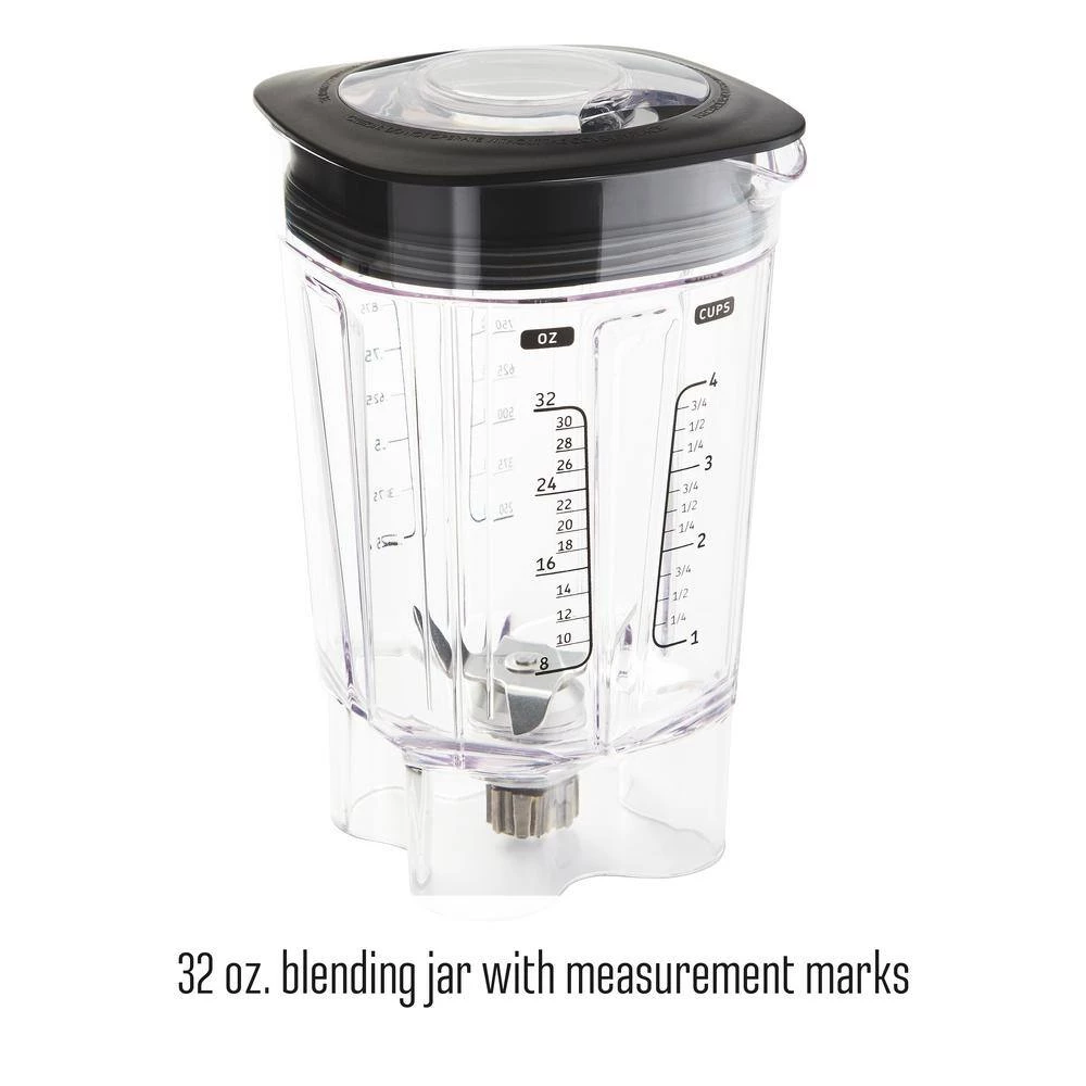 Weston Pro Series 32 oz. 11-speed with Sound Shield and 20 oz. Travel Jar Stainless Steel Blender 6 Weston Pro Series 32 oz. 11-speed with Sound Shield and 20 oz. Travel Jar Stainless Steel Blender - Image 4