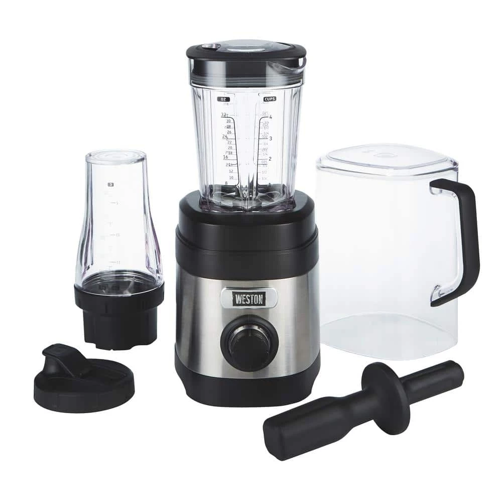 Weston Pro Series 32 oz. 11-speed with Sound Shield and 20 oz. Travel Jar Stainless Steel Blender 3 Weston Pro Series 32 oz. 11-speed with Sound Shield and 20 oz. Travel Jar Stainless Steel Blender