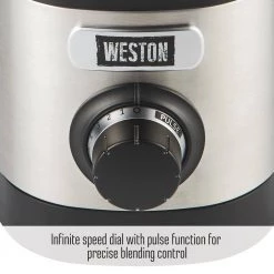 Weston Pro Series 32 oz. 11-speed with Sound Shield and 20 oz. Travel Jar Stainless Steel Blender 16 Weston Pro Series 32 oz. 11-speed with Sound Shield and 20 oz. Travel Jar Stainless Steel Blender -Air Fryers shop stainless steel weston countertop blenders 58918 76 1000