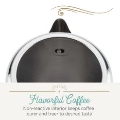 Farberware 12-Cup Classic Stainless Steel with Blue Knob Coffee Percolator 18 Farberware 12-Cup Classic Stainless Steel with Blue Knob Coffee Percolator -Air Fryers shop stainless steel with glass blue knob farberware french presses 47794 44 1000