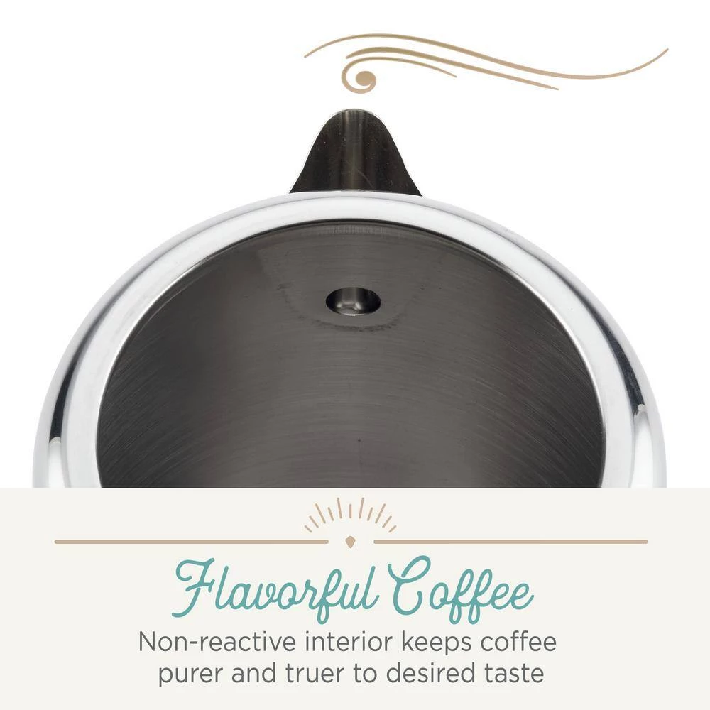 Farberware 12-Cup Classic Stainless Steel with Blue Knob Coffee Percolator 9 Farberware 12-Cup Classic Stainless Steel with Blue Knob Coffee Percolator - Image 7