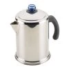 Farberware 12-Cup Classic Stainless Steel with Blue Knob Coffee Percolator