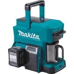 Makita 3-Cup 18-Volt LXT/12-Volt MAX CXT Lithium-Ion Teal Cordless Coffee Maker (Tool Only) -Air Fryers shop teal makita drip coffee makers dcm501z 44 1000