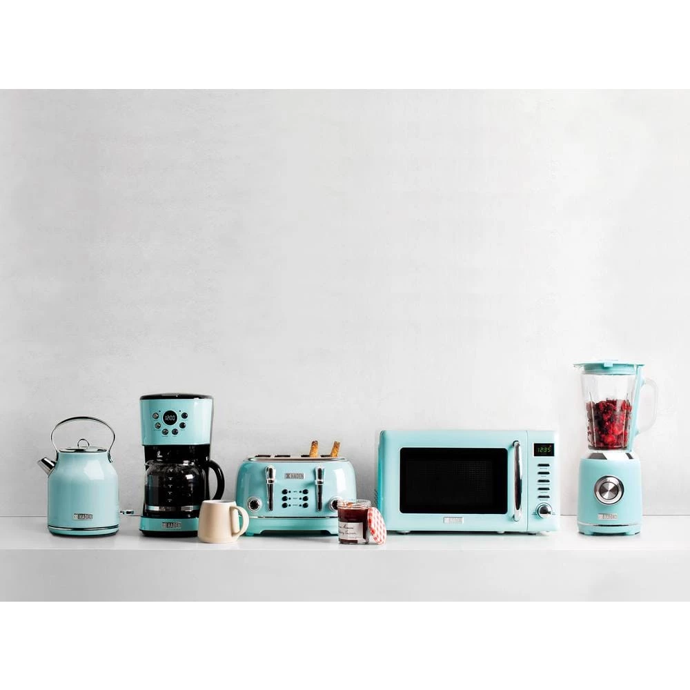 HADEN Heritage 56 oz. 5-Speed Turquoise Blender with Dual Safety Lock Jug 10 HADEN Heritage 56 oz. 5-Speed Turquoise Blender with Dual Safety Lock Jug - Image 8