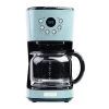 HADEN Heritage 12-Cup Turquoise Retro Style Coffee Maker Programmable with Strength Control and Timer 2 HADEN Heritage 12-Cup Turquoise Retro Style Coffee Maker Programmable with Strength Control and Timer -Air Fryers shop turquoise haden drip coffee makers 75032 64 1000