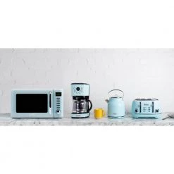HADEN Heritage 12-Cup Turquoise Retro Style Coffee Maker Programmable with Strength Control and Timer -Air Fryers shop turquoise haden drip coffee makers 75032 fa 1000