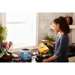 KitchenAid K400 56 oz. 5-speed Velvet Blue Blender -Air Fryers shop velvet blue kitchenaid countertop blenders ksb4027vb 31 1000
