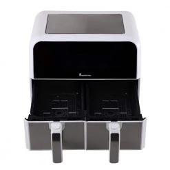 MasterPRO 8.4 qt. White Dual Basket Air Fryer 16 MasterPRO 8.4 qt. White Dual Basket Air Fryer -Air Fryers shop white air fryers mpus80009whtms 44 1000