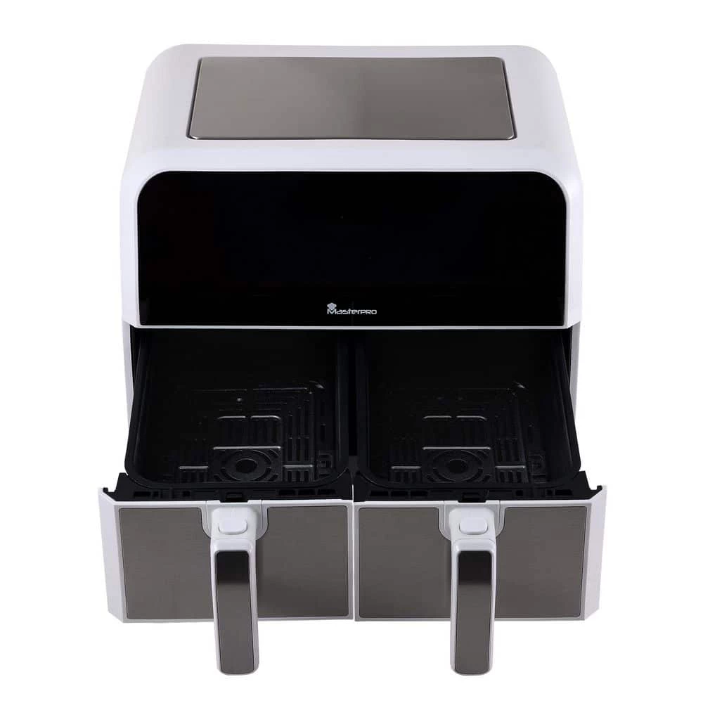 MasterPRO 8.4 qt. White Dual Basket Air Fryer 8 MasterPRO 8.4 qt. White Dual Basket Air Fryer - Image 6