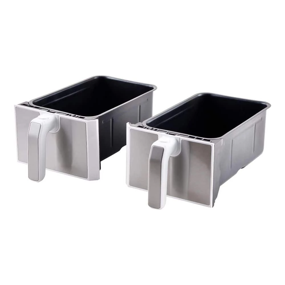 MasterPRO 8.4 qt. White Dual Basket Air Fryer 9 MasterPRO 8.4 qt. White Dual Basket Air Fryer - Image 7