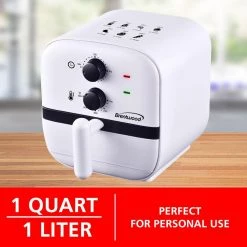 Brentwood 1 qt. White Small Electric Air Fryer with Built-in Timer and Temp Control 12 Brentwood 1 qt. White Small Electric Air Fryer with Built-in Timer and Temp Control -Air Fryers shop white brentwood air fryers 985115744m 1f 1000