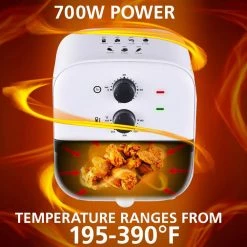Brentwood 1 qt. White Small Electric Air Fryer with Built-in Timer and Temp Control 13 Brentwood 1 qt. White Small Electric Air Fryer with Built-in Timer and Temp Control -Air Fryers shop white brentwood air fryers 985115744m 44 1000