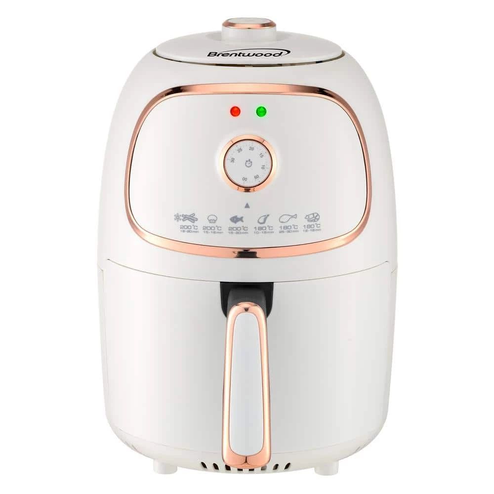Brentwood 2 Qt. White Small Electric Air Fryer with Timer and Temp Control 3 Brentwood 2 Qt. White Small Electric Air Fryer with Timer and Temp Control