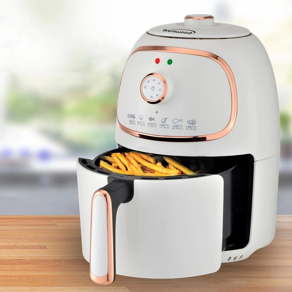 Brentwood 2 Qt. White Small Electric Air Fryer with Timer and Temp Control 11 Brentwood 2 Qt. White Small Electric Air Fryer with Timer and Temp Control - Image 9