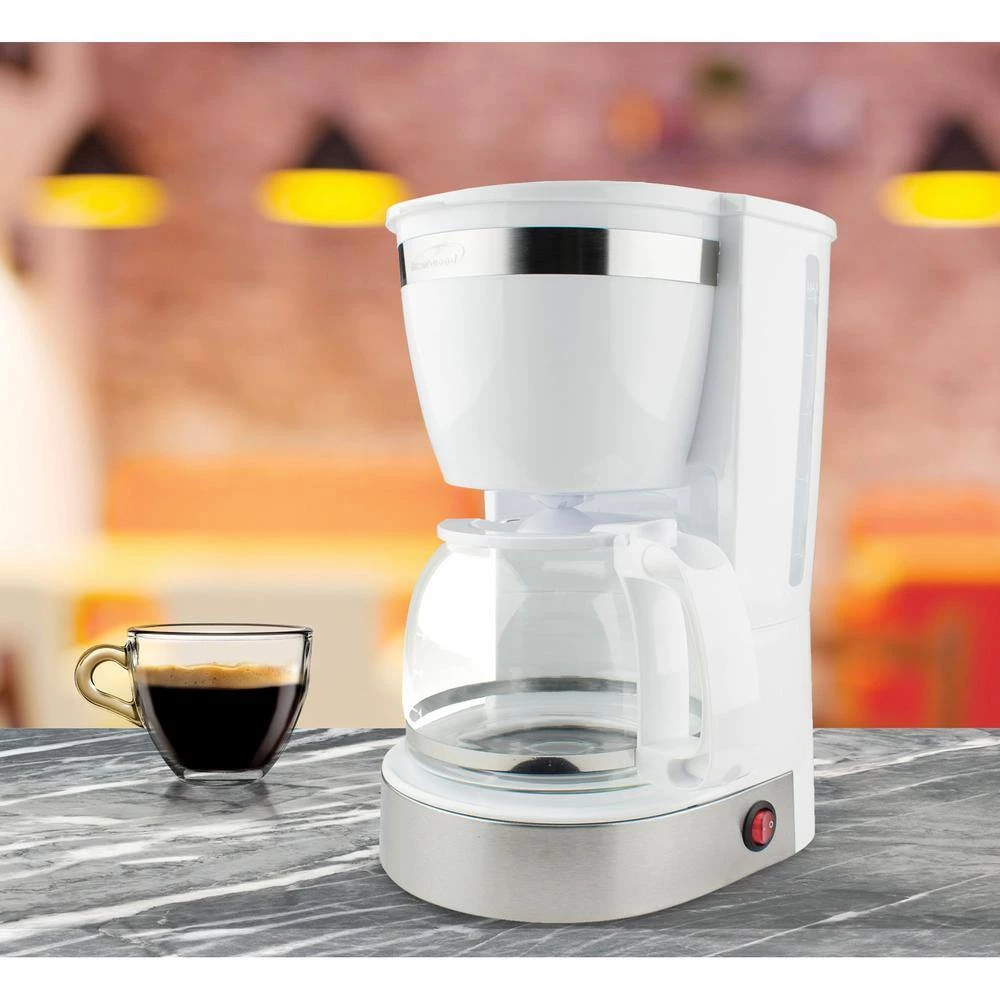 Brentwood Appliances 12-Cup White Coffee Maker 9 Brentwood Appliances 12-Cup White Coffee Maker - Image 7