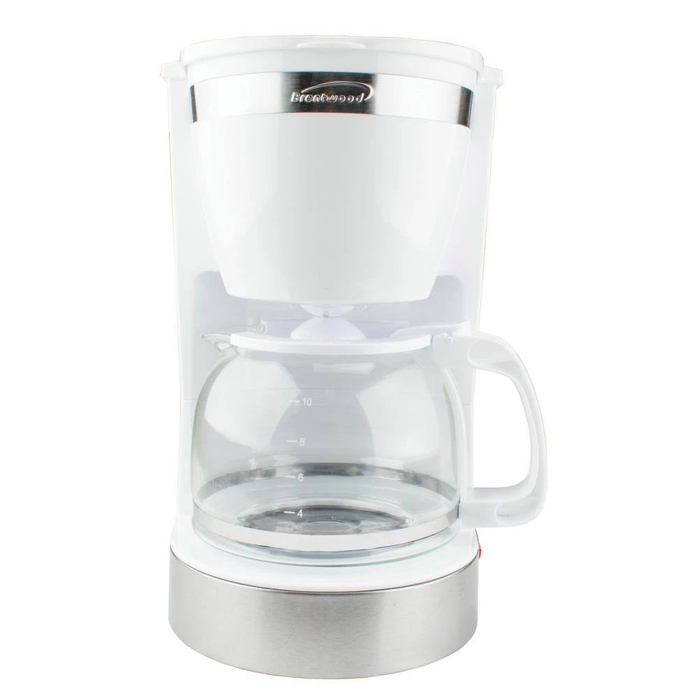 Brentwood Appliances 12-Cup White Coffee Maker 4 Brentwood Appliances 12-Cup White Coffee Maker - Image 2