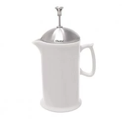 Chantal 28 oz. Ceramic French Press in White