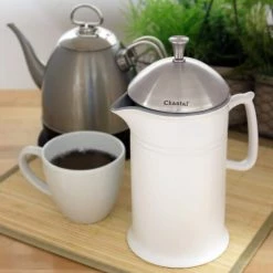 Chantal 28 oz. Ceramic French Press in White -Air Fryers shop white chantal french presses 92 fp28 sw c3 1000
