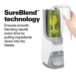 Hamilton Beach Power Blender Plus 20 oz. 2-Speed White Blender with Leak Proof Flip-Top Lid -Air Fryers shop white hamilton beach countertop blenders 53625 4f 1000