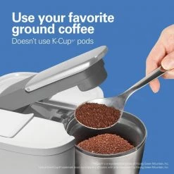 Hamilton Beach Convenient Craft 2-Cup White Drip Coffee Maker with Hot or Cold Brew -Air Fryers shop white hamilton beach drip coffee makers 42500 44 1000