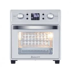 Kalamera 16 qt. White Stainless-Steel Air Fryer Toaster Oven 12 in 1 Function
