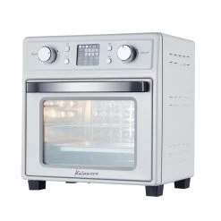 Kalamera 16 qt. White Stainless-Steel Air Fryer Toaster Oven 12 in 1 Function -Air Fryers shop white kalamera air fryers kaf d18dl c3 1000