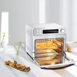 Kalamera 20 qt. 1700-Watt White Air Fryer Toaster Oven Preset Menu Program Cavity 25 Kalamera 20 qt. 1700-Watt White Air Fryer Toaster Oven Preset Menu Program Cavity -Air Fryers shop white kalamera air fryers kaf d223dl 31 1000