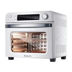 Kalamera 20 qt. 1700-Watt White Air Fryer Toaster Oven Preset Menu Program Cavity 16 Kalamera 20 qt. 1700-Watt White Air Fryer Toaster Oven Preset Menu Program Cavity -Air Fryers shop white kalamera air fryers kaf d223dl 40 1000