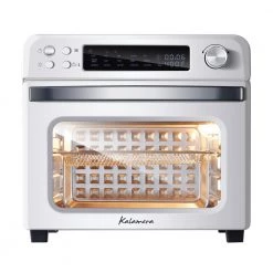 Kalamera 20 qt. 1700-Watt White Air Fryer Toaster Oven Preset Menu Program Cavity 19 Kalamera 20 qt. 1700-Watt White Air Fryer Toaster Oven Preset Menu Program Cavity -Air Fryers shop white kalamera air fryers kaf d223dl c3 1000